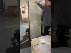 25.4mm Blinds ระหว่างกระจก รูปทรงเรียบ Blinds สําหรับประตู patio ความร้อนกันหนาว OEM