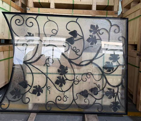 Custom Wrought Iron Door Glass Inserts | Decorative Glass for Wood & Fiberglass Doorsdoors