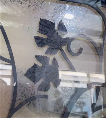 Custom Wrought Iron Door Glass Inserts | Decorative Glass for Wood & Fiberglass Doorsdoors